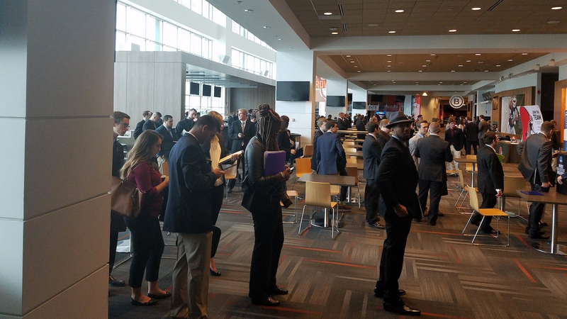 Photo provided by career fair attendee